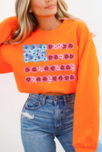 Load image into Gallery viewer, Flower USA Flag Graphic Fleece Sweatshirts
