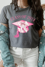 Load image into Gallery viewer, Coquette Class of 2024 Graphic T Shirts
