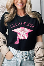 Load image into Gallery viewer, Coquette Class of 2024 Graphic T Shirts
