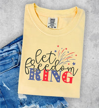 Load image into Gallery viewer, Let Freedom Ring Comfort Color Tee
