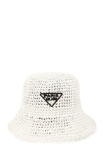 Load image into Gallery viewer, PARIS Embroidery Straw Bucket Hat
