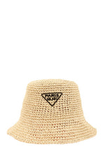 Load image into Gallery viewer, PARIS Embroidery Straw Bucket Hat
