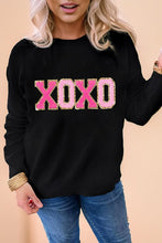 Load image into Gallery viewer, Glitter Merry &amp; Bright Round Neck Knit Sweater
