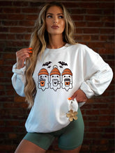 Load image into Gallery viewer, 3 Ghosts Coffee Graphic Crewneck Sweatshirt
