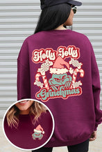 Load image into Gallery viewer, Holly Jolly Grinchmas Graphic Fleece Sweatshirts
