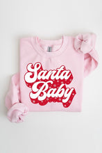 Load image into Gallery viewer, Santa Baby Graphic Fleece Sweatshirts
