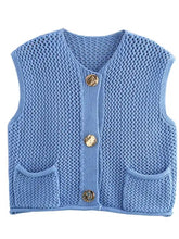 Load image into Gallery viewer, Knit sweater vest
