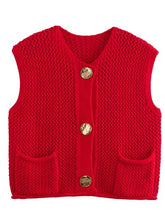 Load image into Gallery viewer, Knit sweater vest
