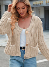 Load image into Gallery viewer, Cropped Knit Cardigan
