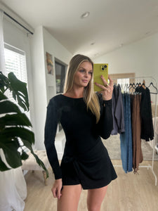 Midnight | wrap dress