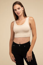 Load image into Gallery viewer, Ribbed Seamless Crop Top
