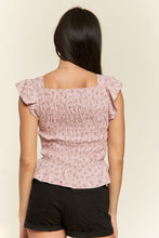 Load image into Gallery viewer, Floral print ruffled top
