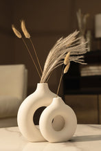Load image into Gallery viewer, Modern Ceramic Vase Round Shape - 2 pcs/set
