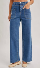 Load image into Gallery viewer, Blue denim | High rise straight leg
