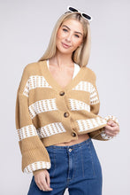 Load image into Gallery viewer, Striped Colorblock Cardigan
