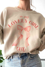 Load image into Gallery viewer, IN MY LOVELY GIRL ERA Graphic Sweatshirt
