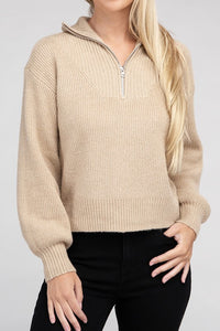 Easy-Wear Half-Zip Pullover