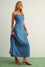 Load image into Gallery viewer, Endless Summer Denim Maxi Dress
