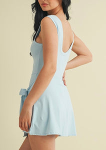 Seaside girly | wrap dress