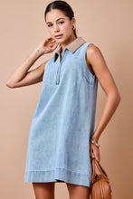 Load image into Gallery viewer, The Hollis Denim Mini Dress

