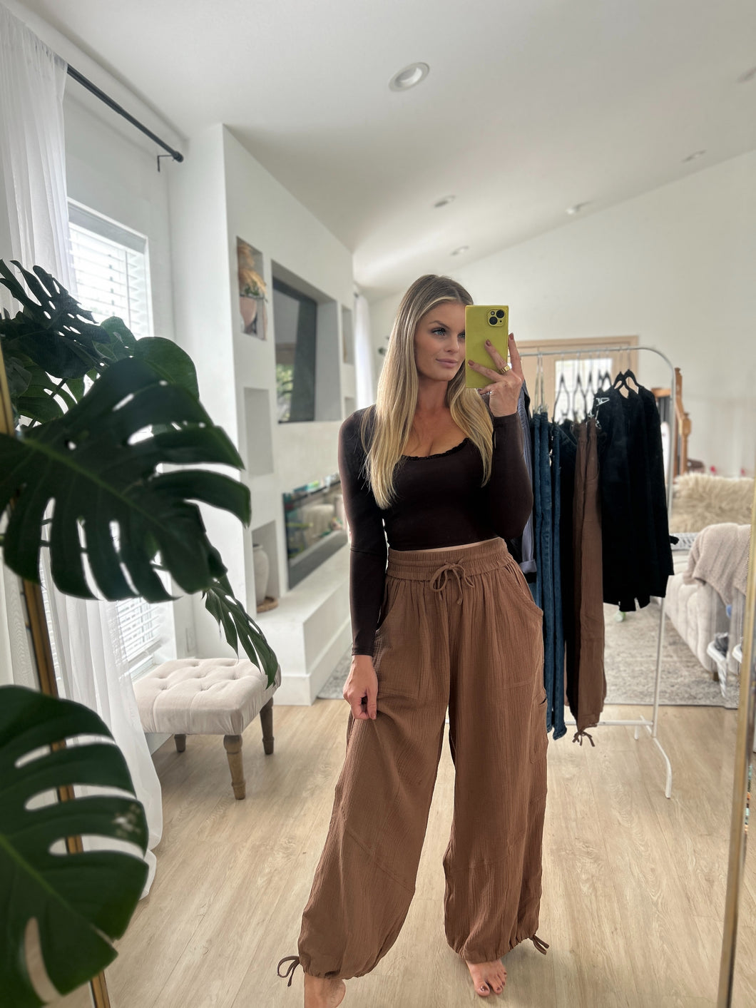 See you latte | jogger pants