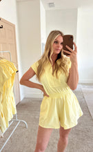 Load image into Gallery viewer, Lemon Drop Breeze Romper
