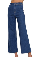 Load image into Gallery viewer, High-waist | wide leg jeans
