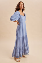Load image into Gallery viewer, Bluebell Breeze Tiered Maxi Dress
