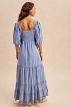 Load image into Gallery viewer, Bluebell Breeze Tiered Maxi Dress
