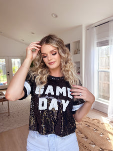 Game day | Sequin top