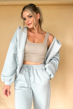 Load image into Gallery viewer, Dusty blue | Hooded set
