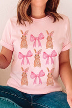 Load image into Gallery viewer, BUNNIES AND RIBBONS Graphic T-Shirt
