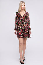 Load image into Gallery viewer, Multicolor Print V Neck Dress
