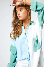 Load image into Gallery viewer, Chest Pocket Button Front Shirt Top
