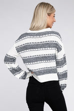 Load image into Gallery viewer, Two Tone Drop Shoulder Sweater
