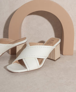 Jade - Strappy Stitched Sandal
