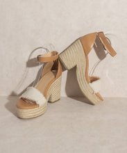 Load image into Gallery viewer, OASIS SOCIETY Riley   Espadrille Platform Sandal

