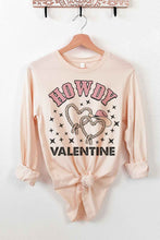 Load image into Gallery viewer, HOWDY VALENTINE LONG SLEEVE TEE
