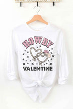 Load image into Gallery viewer, HOWDY VALENTINE LONG SLEEVE TEE
