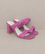 Load image into Gallery viewer, Raquel - Strappy Knot Heel
