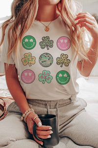 SMILEY ST PATRICK'S GALLERY GRAPHIC TEE
