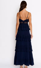 Load image into Gallery viewer, Black | Ruffle maxi dress
