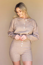 Load image into Gallery viewer, Taupe | Sweater short set
